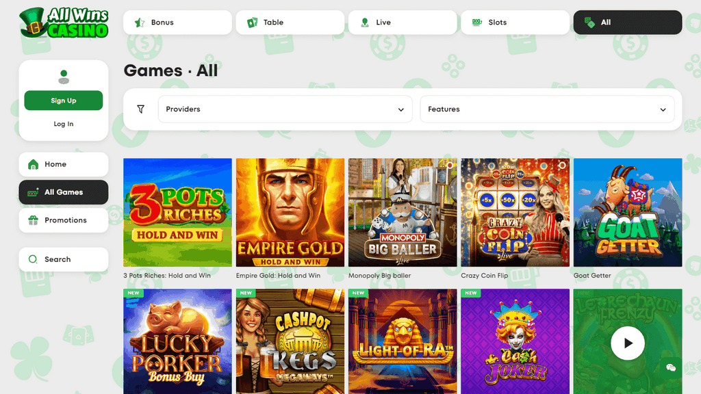 All Wins Gambling establishment