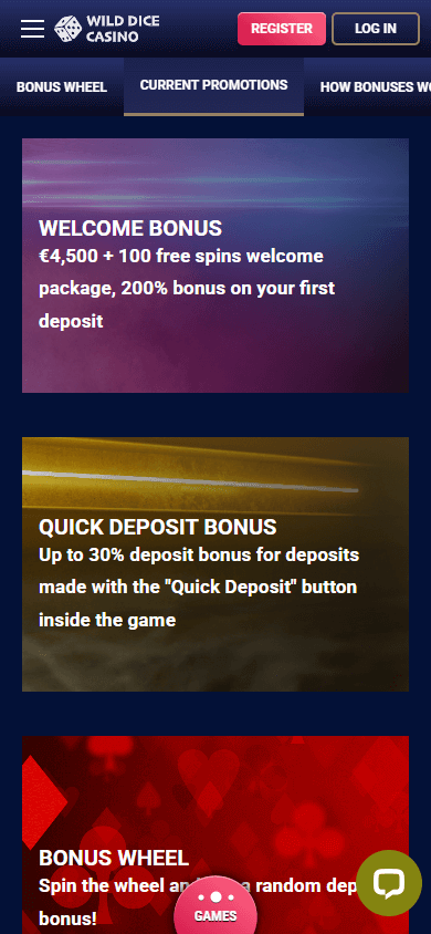 Découvrez les récompenses du casino en ligne Wild Dice