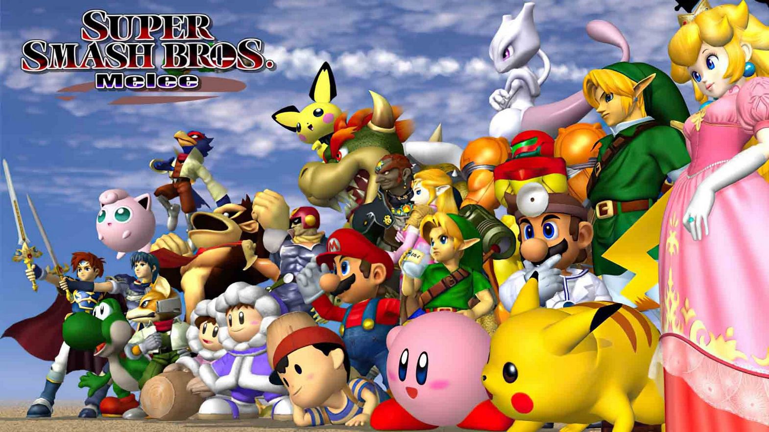 Super Smash Bros. Melee Sleek, SSB Melee is the years most remarkable GameCube title.